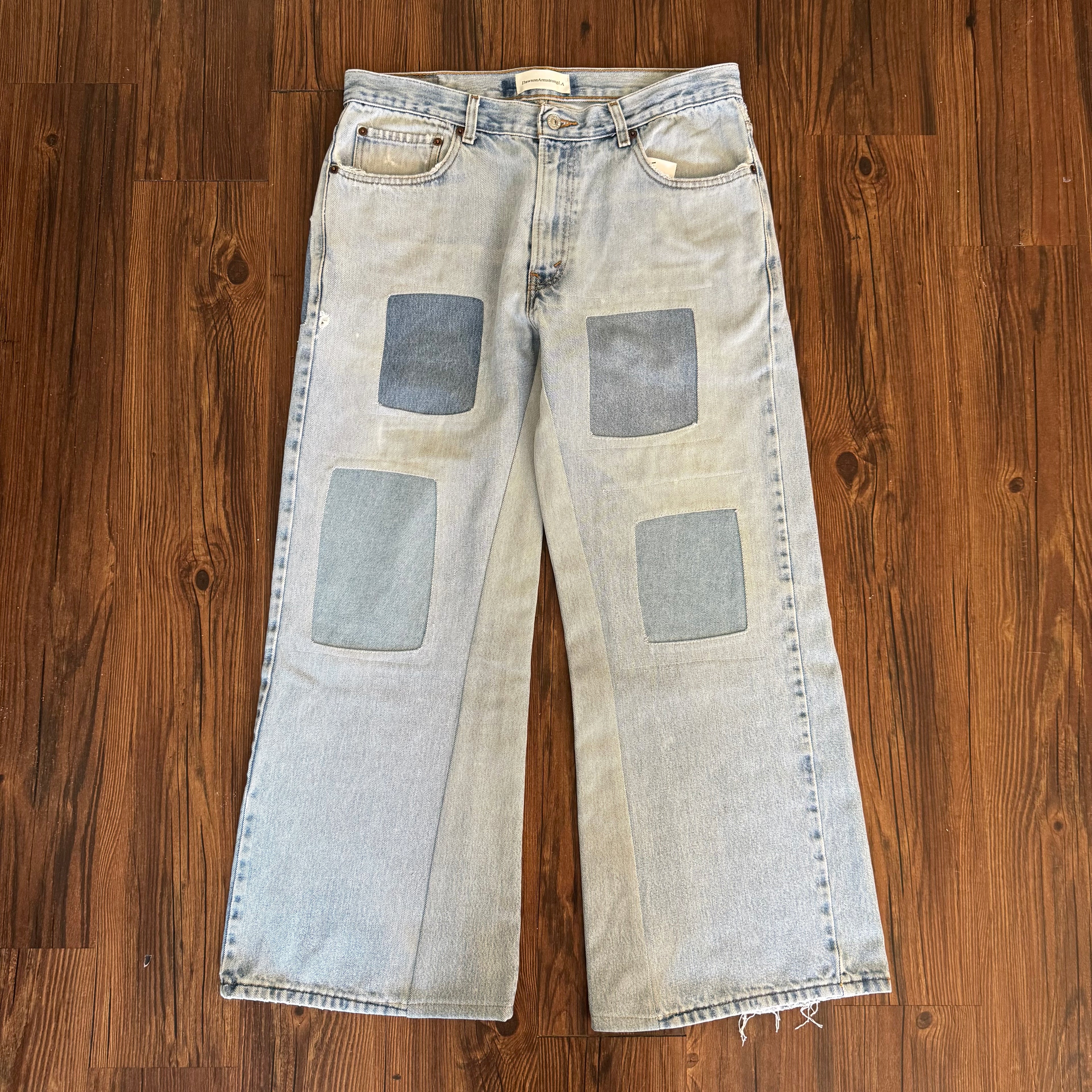Repaired Patchwork Jeans