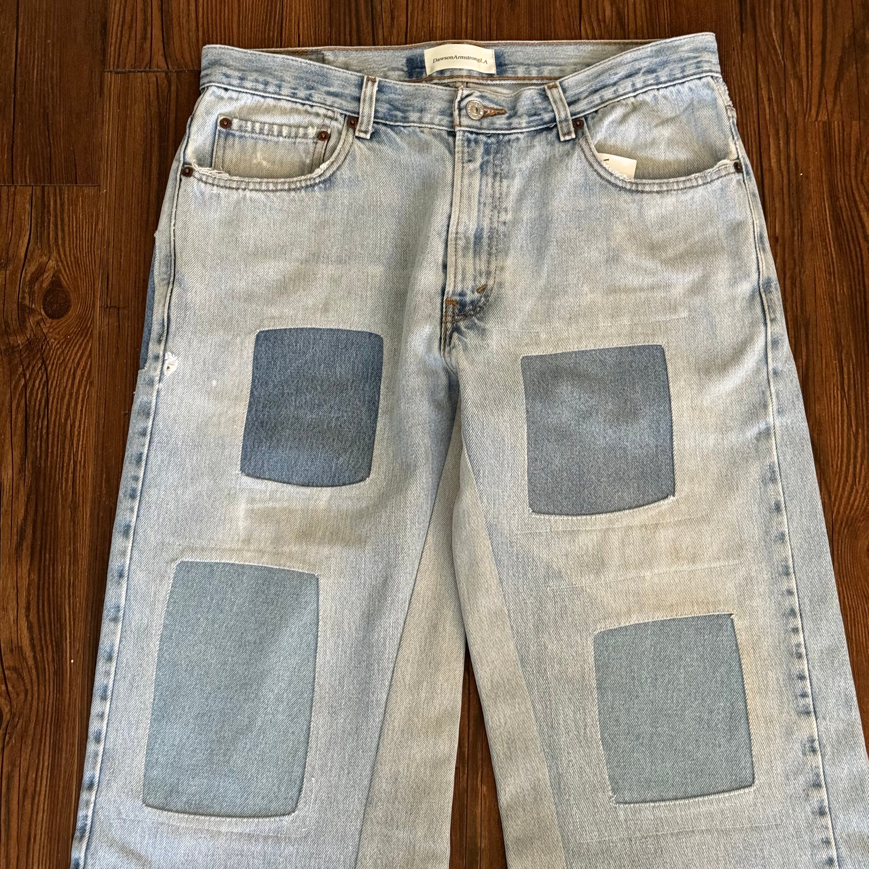 Repaired Patchwork Jeans
