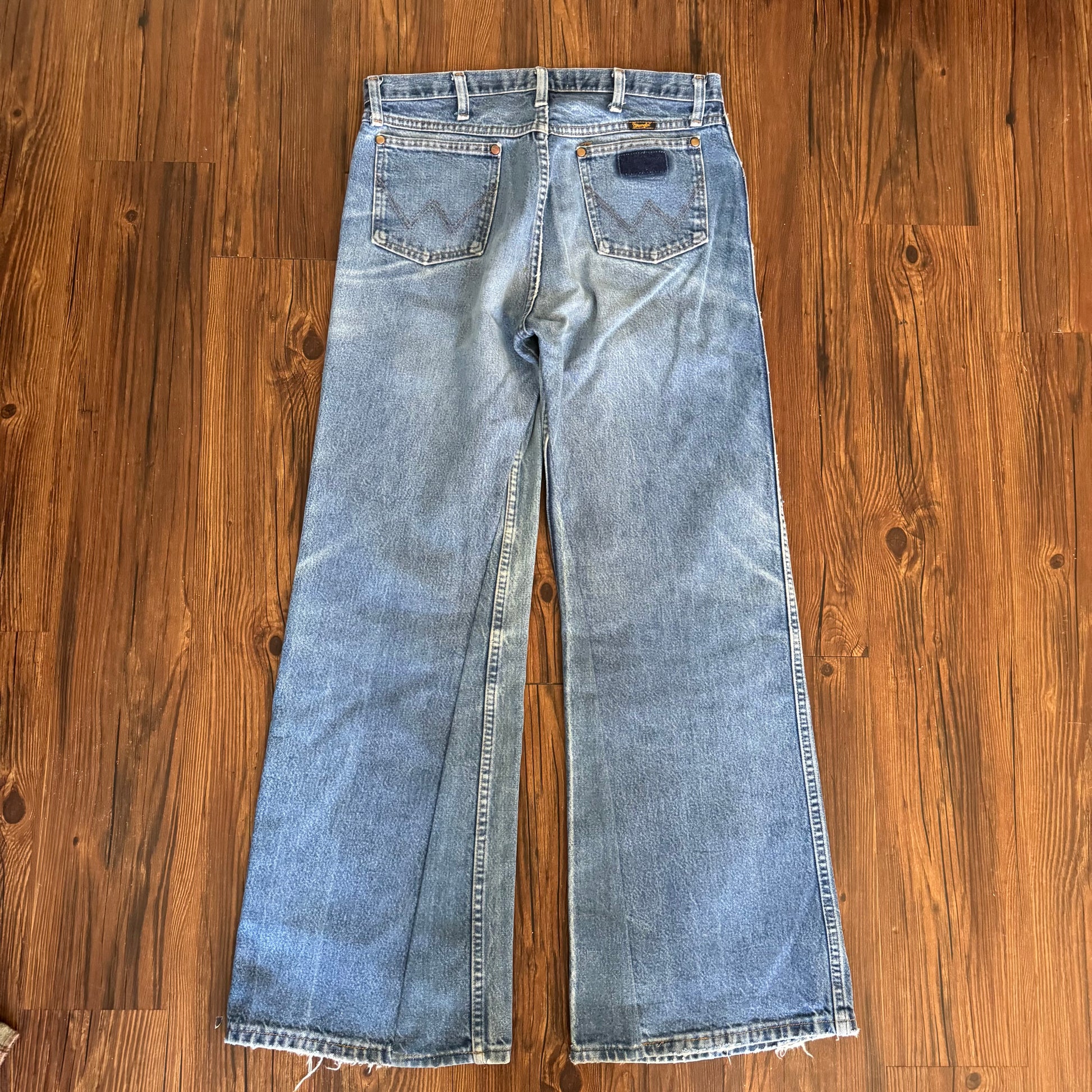 Vintage Wrangler Repaired Patchwork Jeans