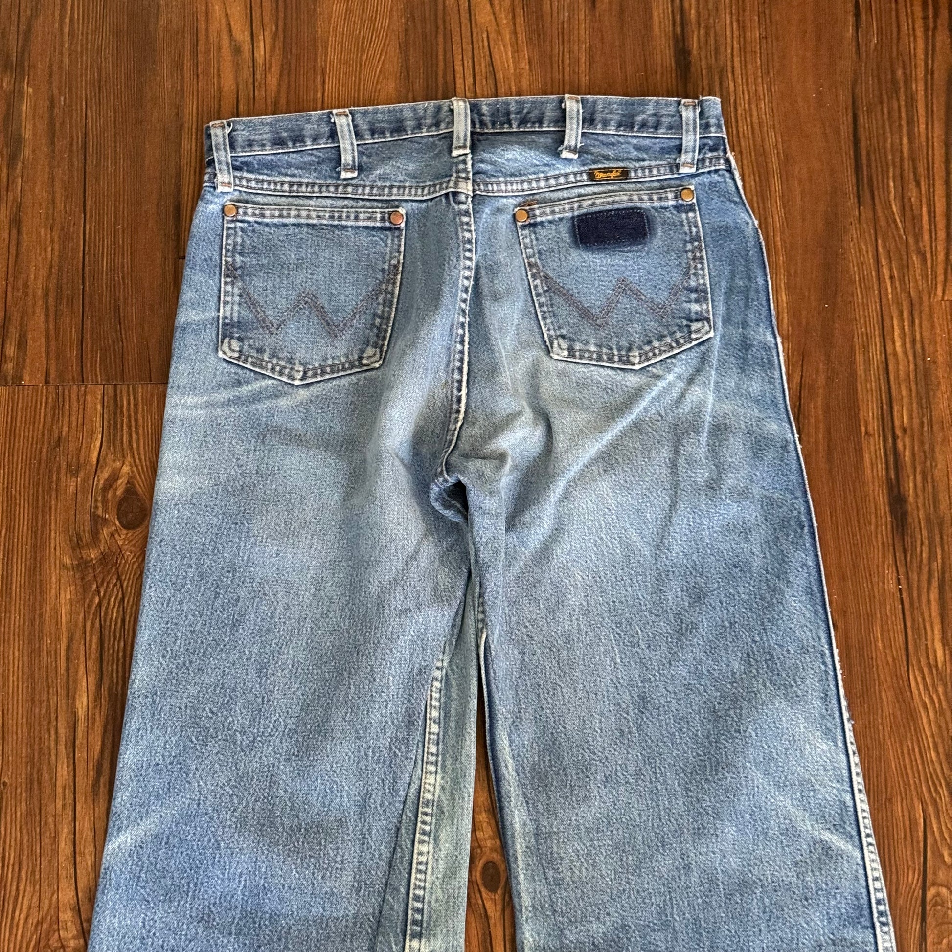 Vintage Wrangler Repaired Patchwork Jeans