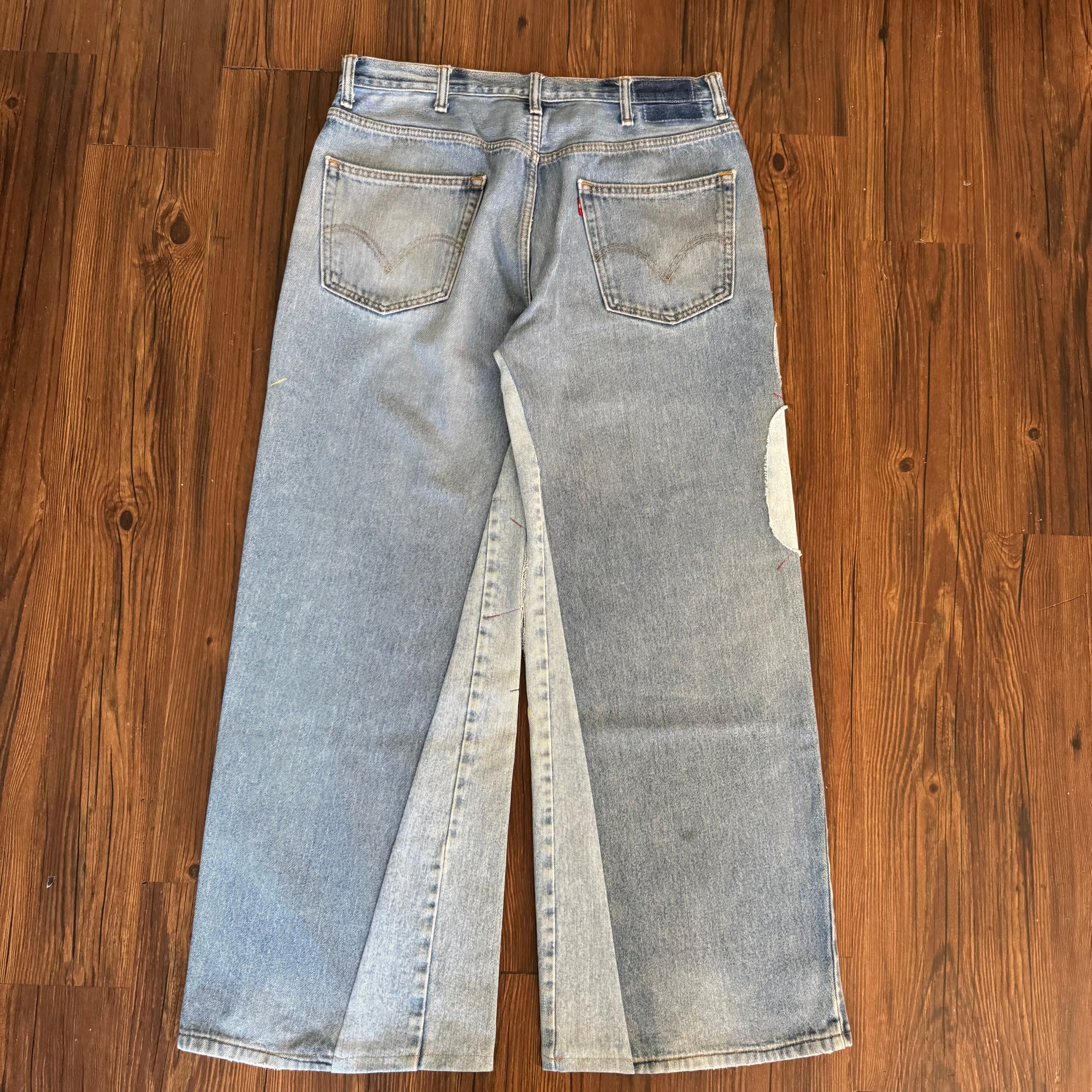 Circle Patchwork Jeans