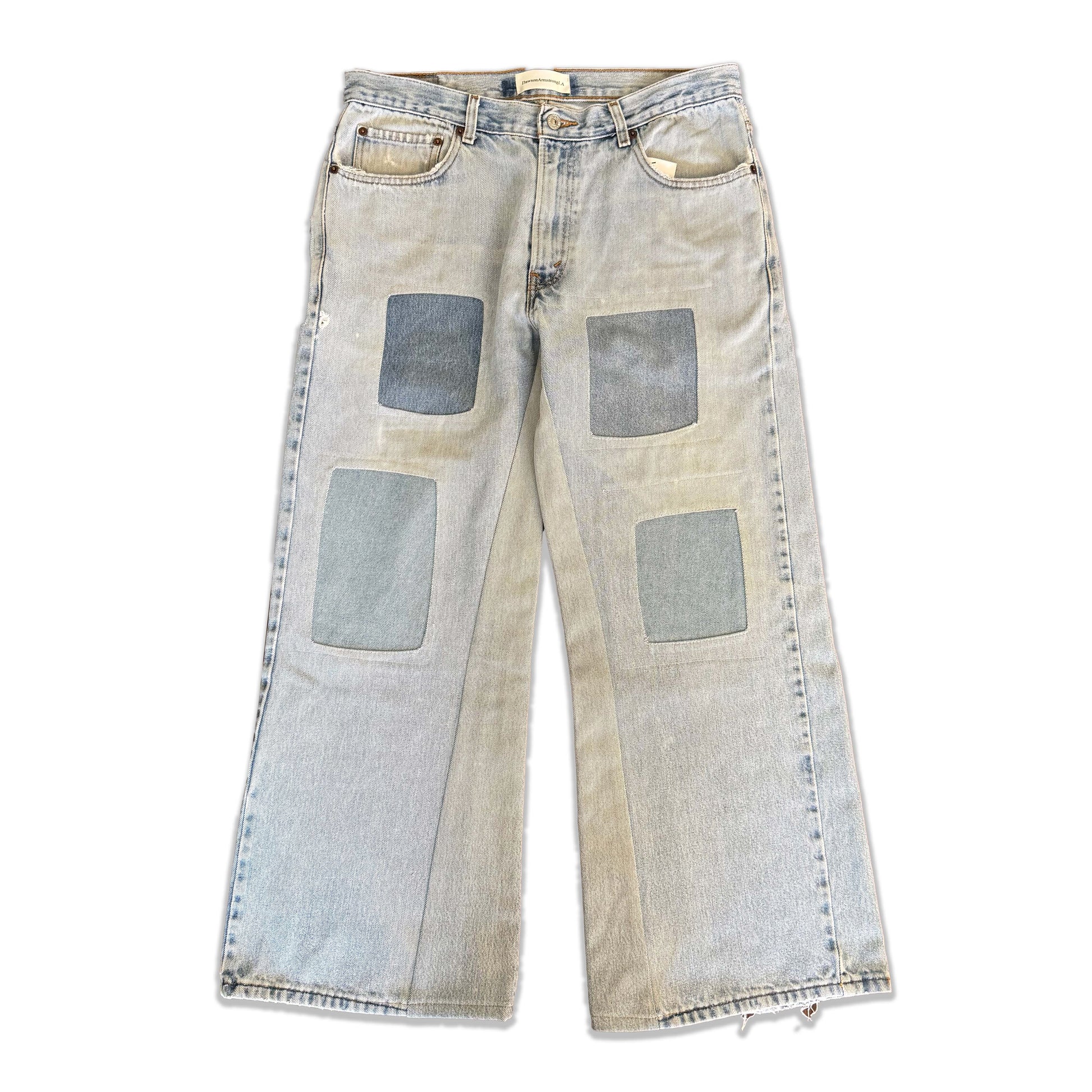 Vintage Levi's Repaired Patchwork Jeans