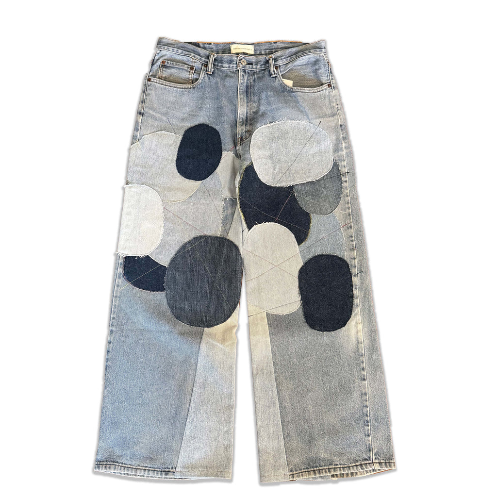 Vintage Levi's Circle Patchwork Jeans