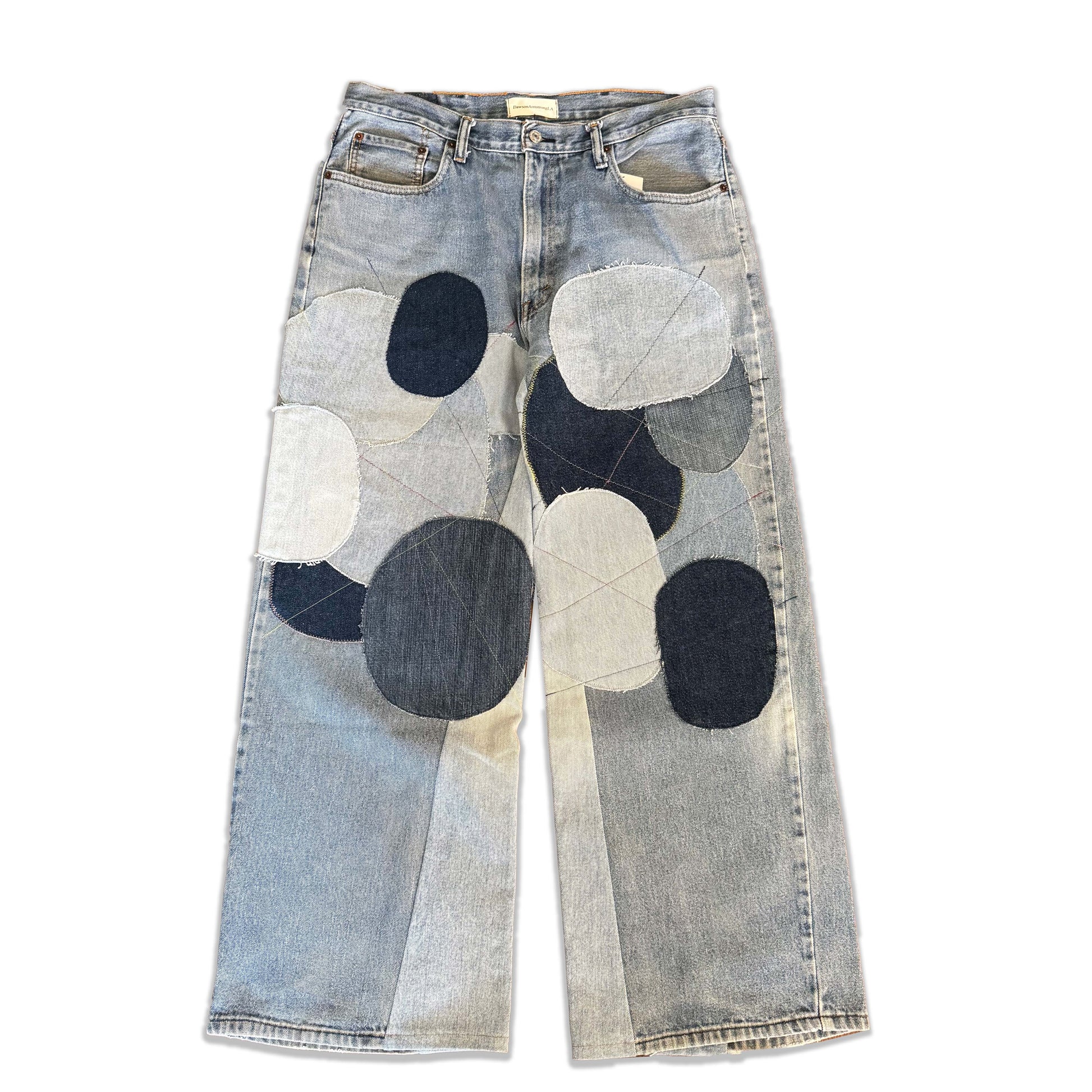 Vintage Levi's Circle Patchwork Jeans