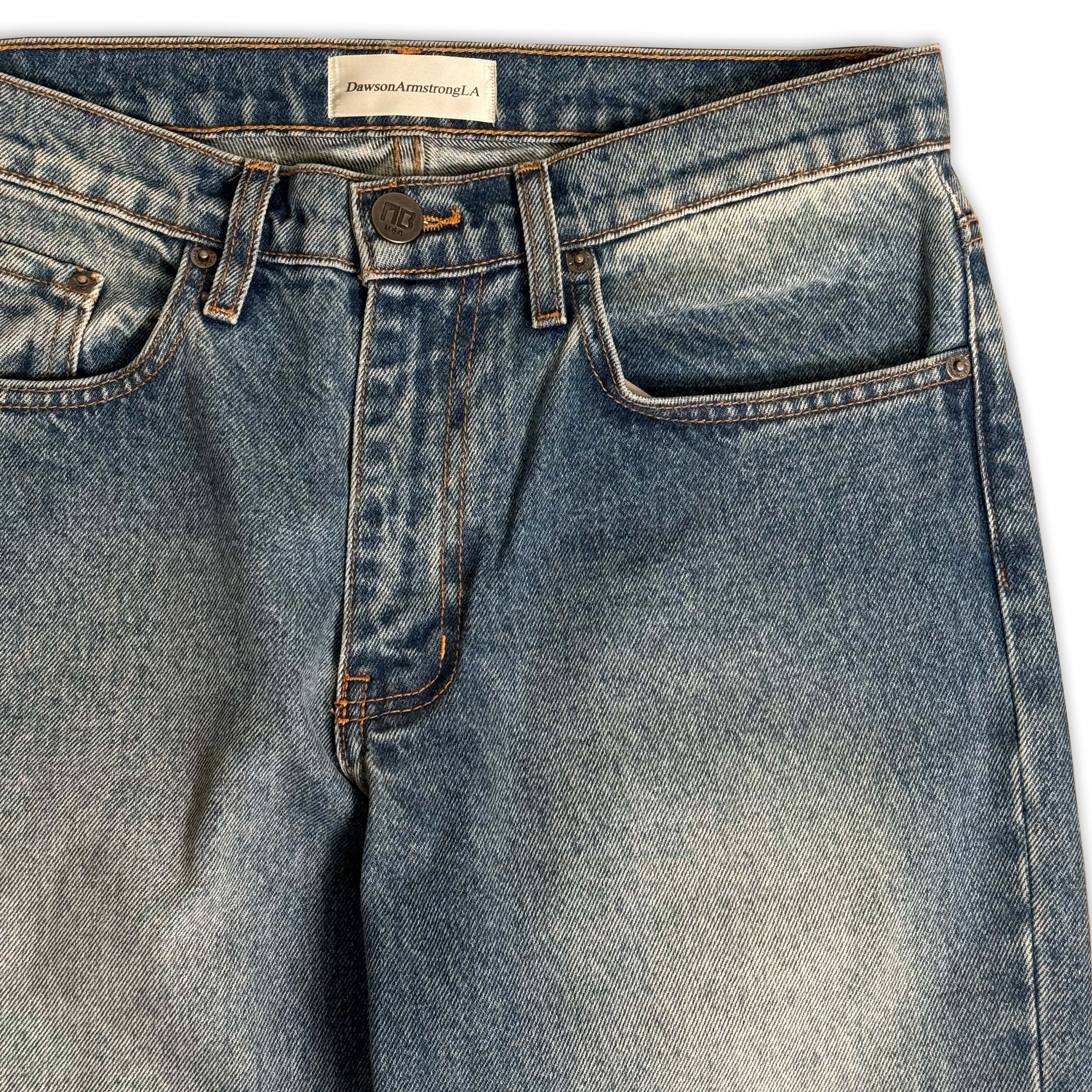 Cheetah Print Star Knee Flared Jeans